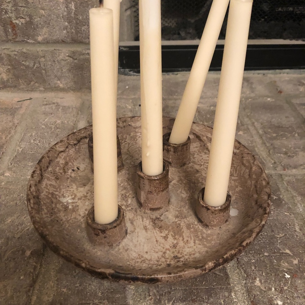 McCarty 5 ring candlestick holder